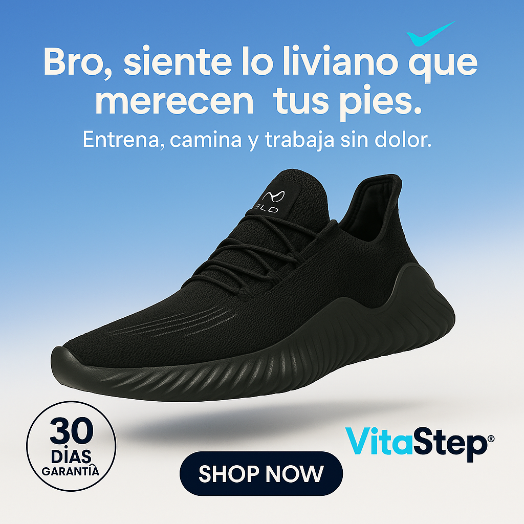 **VitaStep® Shoes  [Entrena, camina y trabaja sin dolor]**