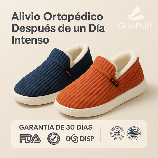 OrtoPluff® Slippers [Alivio ortopédico después de un día intenso]