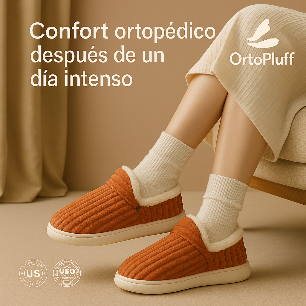 OrtoPluff® Slippers [Alivio  después de un día intenso]